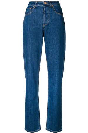 Serafini High waist straight jeans