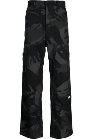 A Bathing Ape Camouflage-pattern straight-leg jeans