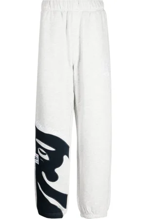 A Bathing Ape Logo-embroidered track pants