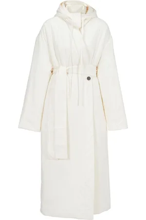 Salvatore Ferragamo Hooded belted padded coat