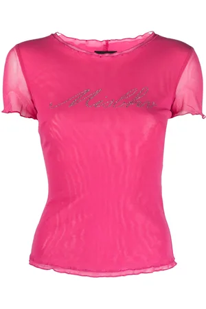 MISBHV Logo-embellished mesh T-shirt