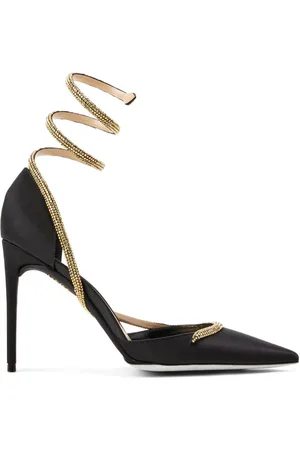 RENE CAOVILLA Cleo 105mm wraparound pumps