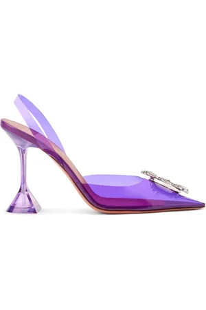 Amina Muaddi Begum 95mm slingback pumps