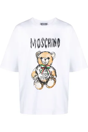 Moschino Teddy Bear-print cotton T-shirt