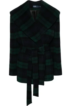 Ralph Lauren Checked belted coat