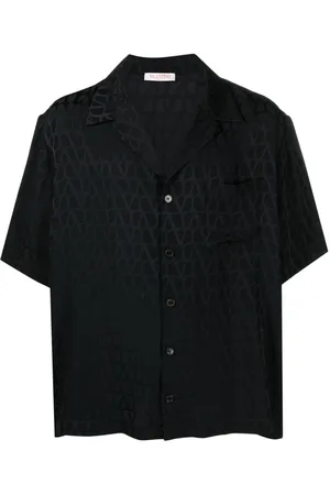 VALENTINO GARAVANI VLogo-jacquard silk shirt