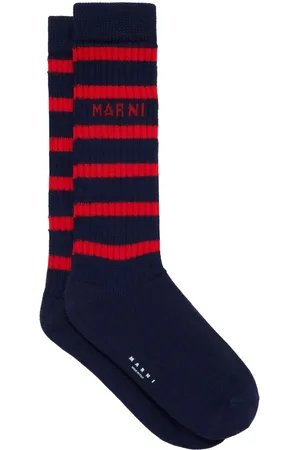Marni Striped ribbed socks