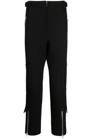 Namacheko Zip-details wool straight trousers