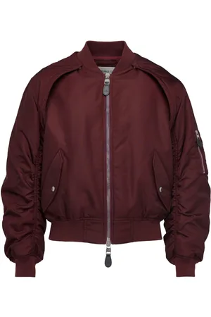 Alexander McQueen Detachable-sleeve bomber jacket