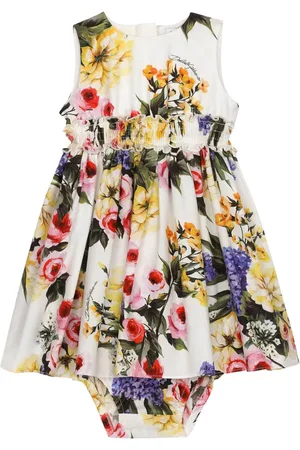 Dolce & Gabbana Floral-print cotton dress