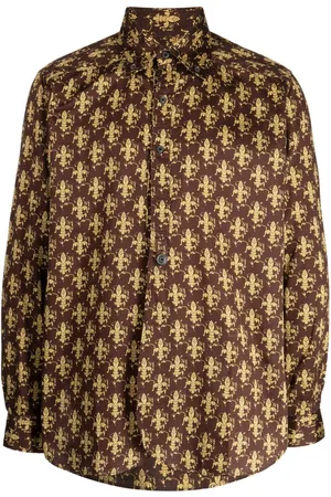Pins & Needles Damask-print cotton shirt