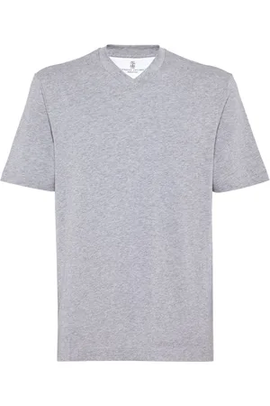 Brunello Cucinelli V-neck short-sleeve T-shirt