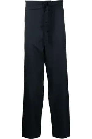 Maison Margiela Tapered-leg silk trousers