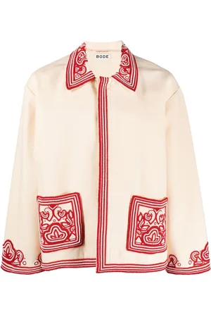 BODE Flora bead-detailing jacket