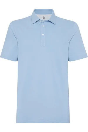 Brunello Cucinelli Button-fastening cotton polo shirt