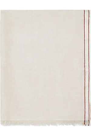 Brunello Cucinelli Stripe border scarf