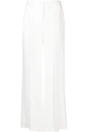 P.A.R.O.S.H. Straight-leg linen trousers