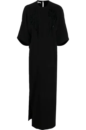 Stella McCartney Broderie-anglaise floral long dress