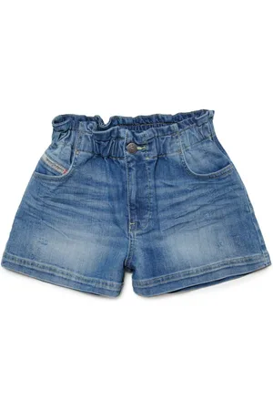 Diesel Pamlix elasticated-waist denim shorts