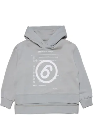 Maison Margiela Numbers-print cotton hoodie