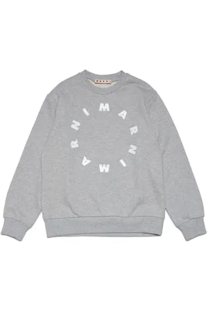 Marni Logo-print jersey sweatshirt