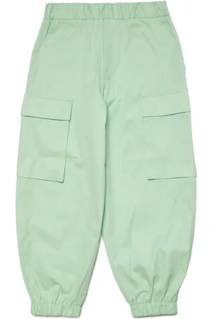 Maison Margiela Logo-embroidered cargo trousers