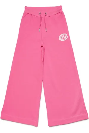 Diesel Logo-print wide-leg trousers
