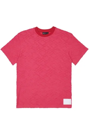 Purple Brand Logo-patch cotton T-shirt