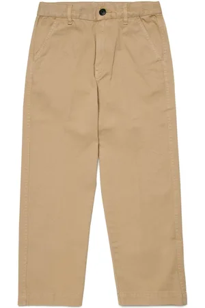 Diesel Logo-embroidered straight-leg trousers