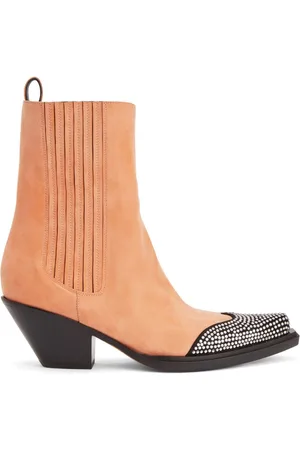 ALEXANDRE VAUTHIER Suede studded ankle boots