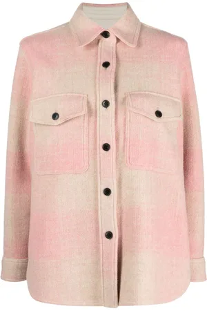 Marant Etoile Faxon check-pattern shirt jacket