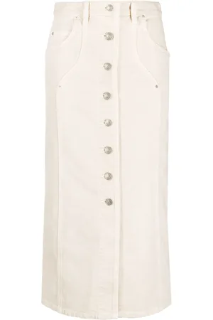 Marant Etoile Vandy midi denim skirt