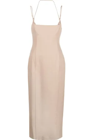 The Attico Gabardine midi dress