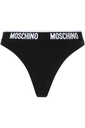 Moschino Logo-waistband stretch-cotton briefs