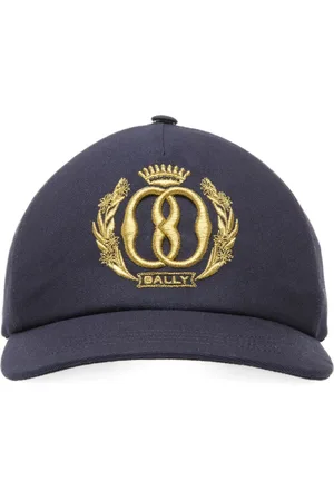 Bally Monogram-embroidered cotton cap