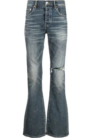 Purple Brand P004 low-rise flared jeans