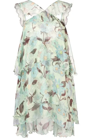 Stella McCartney Lady Garden silk minidress