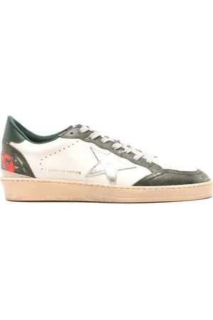 Golden Goose Ball Star distressed leather sneakers