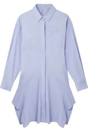 Stella McCartney Banana-sleeve cotton shirt dress