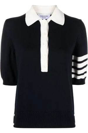 Thom Browne Hector 4-Bar stripe polo shirt
