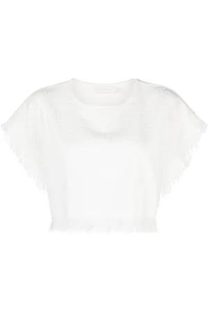 ZIMMERMANN Alight towelling crop top