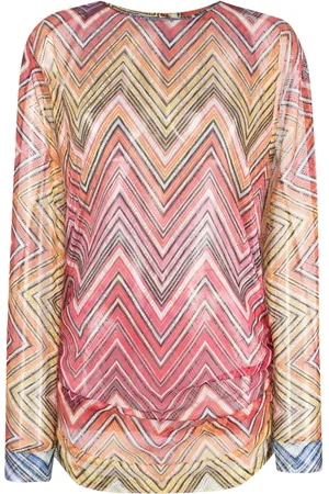 Missoni Zigzag-print cut-out minidress