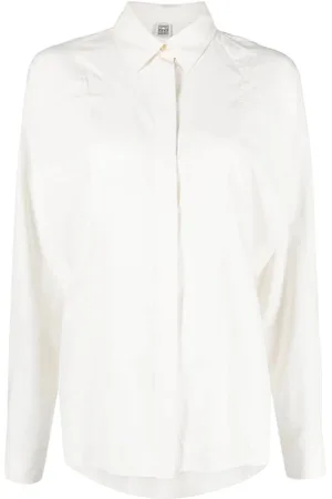 Totême Paneled silk shirt