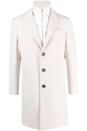 ELEVENTY Double-layer wool-blend midi coat