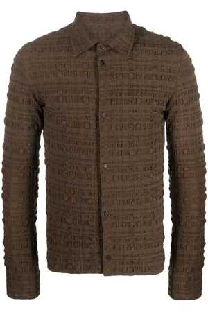 Nanushka Lotte checked seersucker shirt