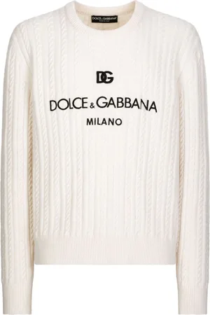Dolce & Gabbana Crew-neck cable-knit jumper