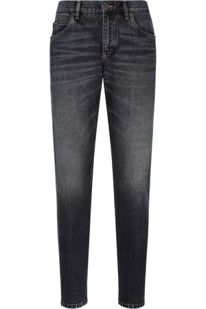 Dolce & Gabbana Straight-leg cotton jeans