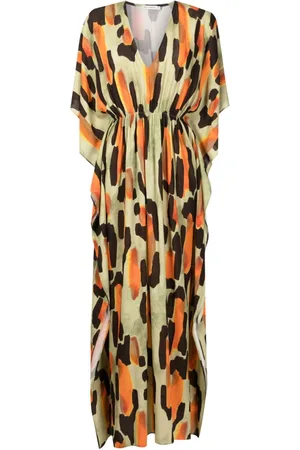 Lenny Niemeyer Caju ruched cotton kaftan