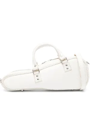 Vaquera Violin distressed leather tote bag