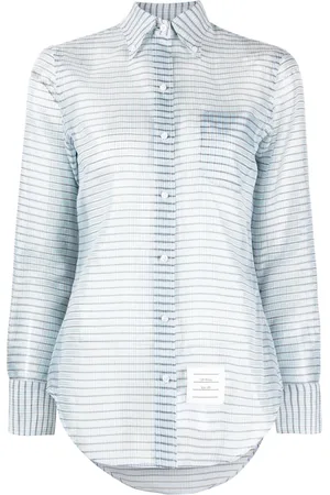 Thom Browne Check-pattern easy-fit shirt